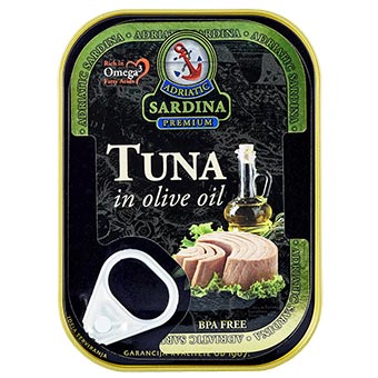 Adriatic Premium Tuna Fillets in Pure Olive Oil (EO)