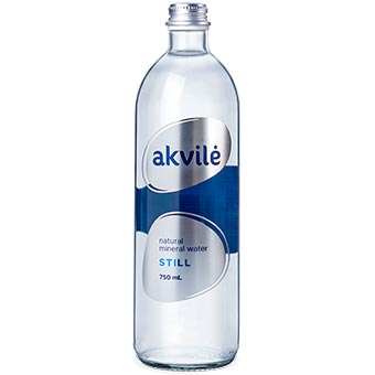 Akvile Still Mineral Water (Glass) 750ml