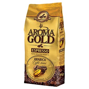 Aroma Gold Espresso Coffee Beans 250g