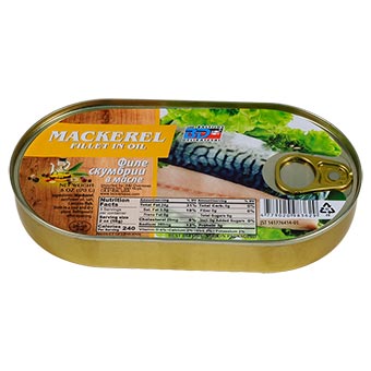 Baltijos Delikatesai Mackerel Fillet in Oil 170g