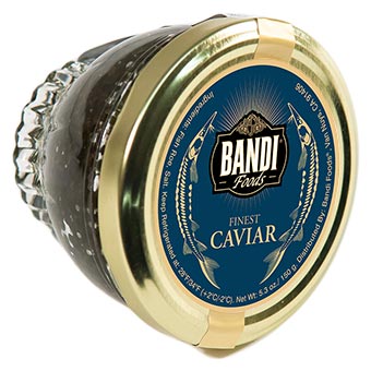 Bandi Kaluga Sturgeon Black Caviar Jar 150g