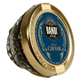 Bandi Kaluga Sturgeon Black Caviar Jar 50g