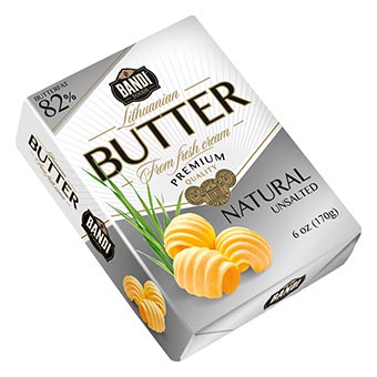 Bandi Natural Unsalted Butter 82%