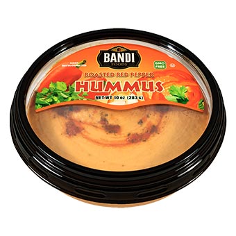 Bandi Roasted Red Pepper Garlic Hummus 10oz
