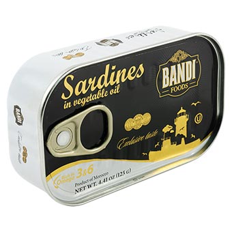 Bandi Sardines in Vegetable Oil 125g