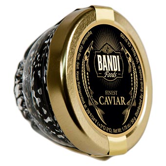 Bandi Siberian Sturgeon Black Caviar Jar 50g
