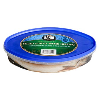 Bandi Spiced Lightly Salted Herring with Head 1.3kg