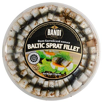 Bandi Baltic Sprat Fillet with Spices 170g