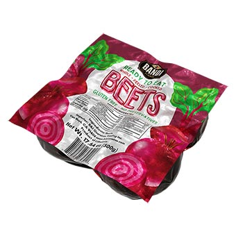 Bandi Whole Peeled Cooked Red Beetroots in Vacuum 500g