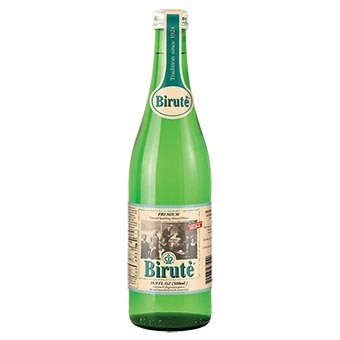 Birute Carbonated Natural Mineral Water Retro Style (Glass) 500ml