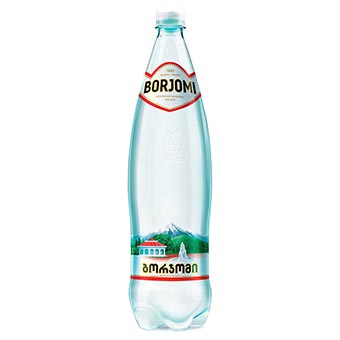 Borjomi Natural Sparkling Mineral Water (PAT) 1.25L