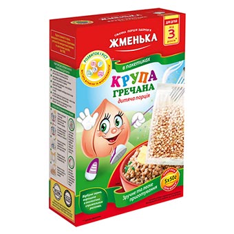 Zhmenka Buckwheat Grains for Kids 5 packs (5x50g)