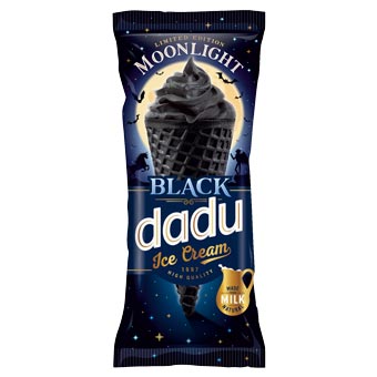 Dadu Black Ice Cream Waffle Cone 150ml