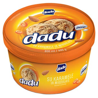 Dadu Caramel Ice Cream 800ml