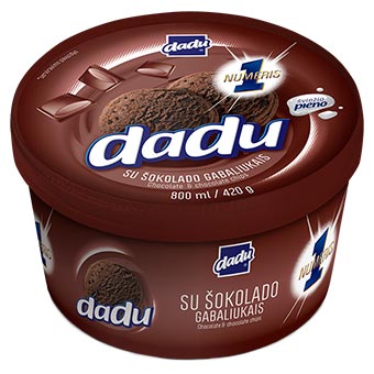 Dadu Chocolate Ice Cream 800ml
