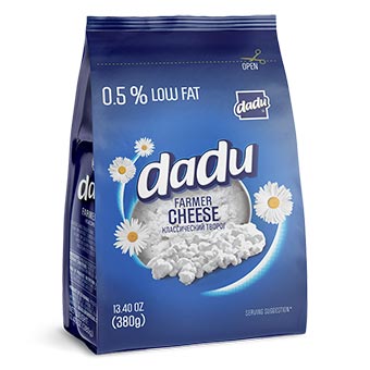 Dadu Farmer Cheese Low Fat 0.5% 380g