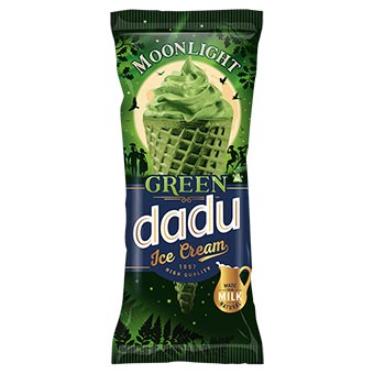 Dadu Green Ice Cream Waffle Cone 150ml