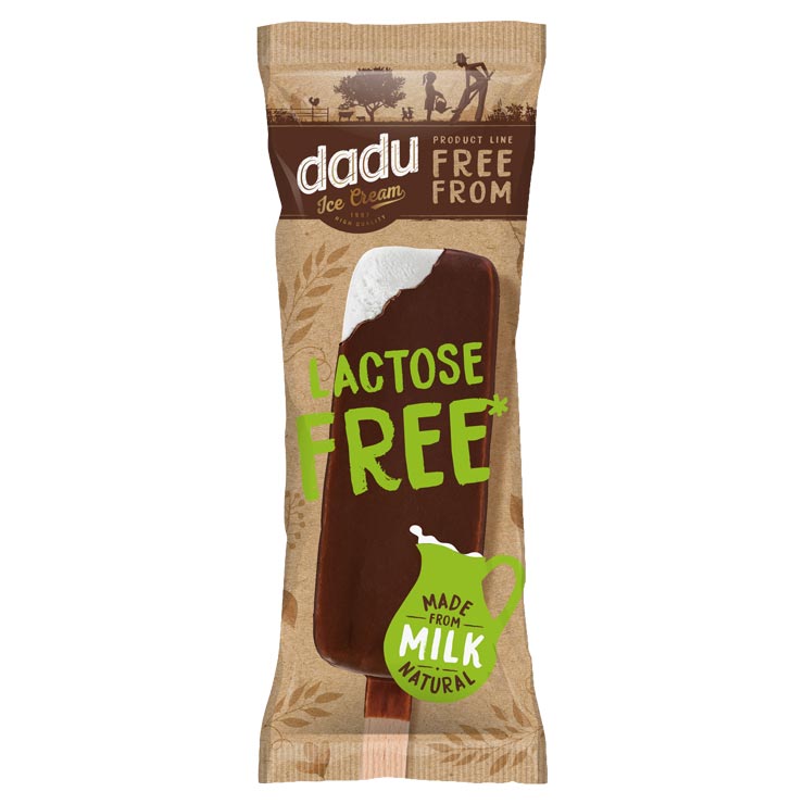 Dadu Lactose Free Glazed Vanilla Ice Cream