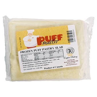 Puff Master Frozen Puff Pastry Slab
