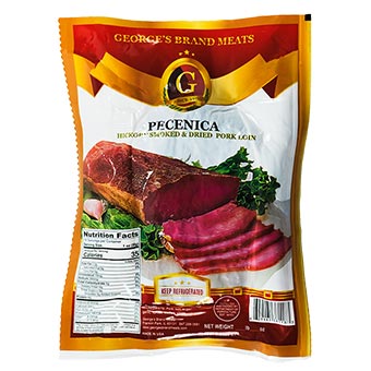 Georges Brand Pecenica Hickory Smoked Dried Pork Loin
