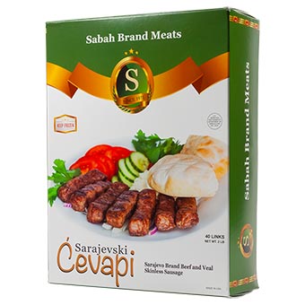 Georges Brand Sarajevski Cevapi Beef Veal Skinless Sausage 2lb