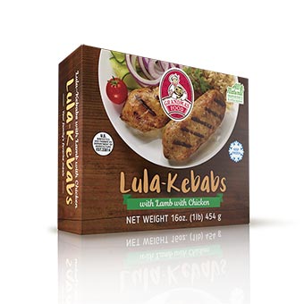 Grandma's Lula Kebabs Patties with Lamb and Chicken 454g