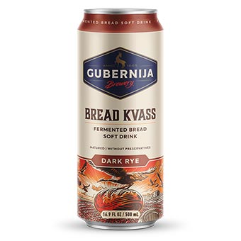 Gubernija Kvass Naturally Carbonated Soft Drink Can 500ml