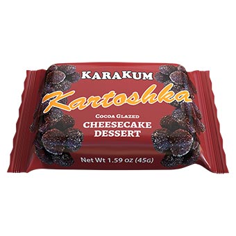 Karakum Kartoshka Cocoa Glazed Cheesecake Dessert 45g