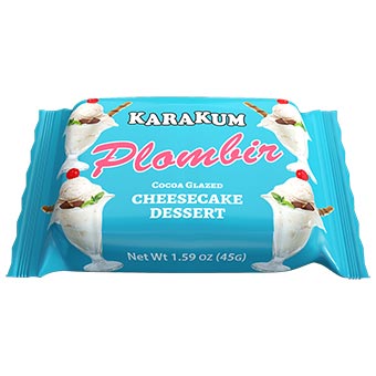 Karakum Plombir Cocoa Glazed Cheesecake Dessert 45g