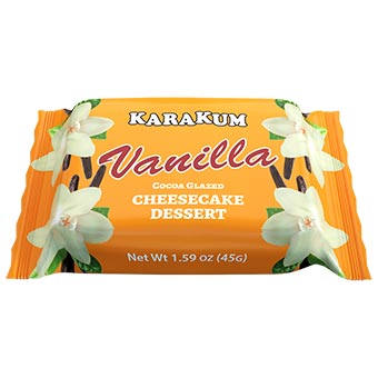 Karakum Vanilla Cocoa Glazed Cheesecake Dessert 45g