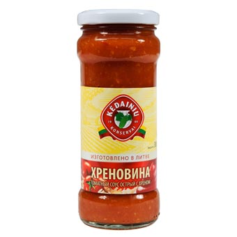 Kedainiu Hrenovina Hot Tomato Horseradish Sauce