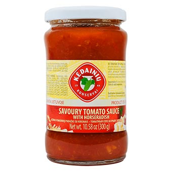 Kedainiu Savoury Tomato Sauce with Horseradish 300g