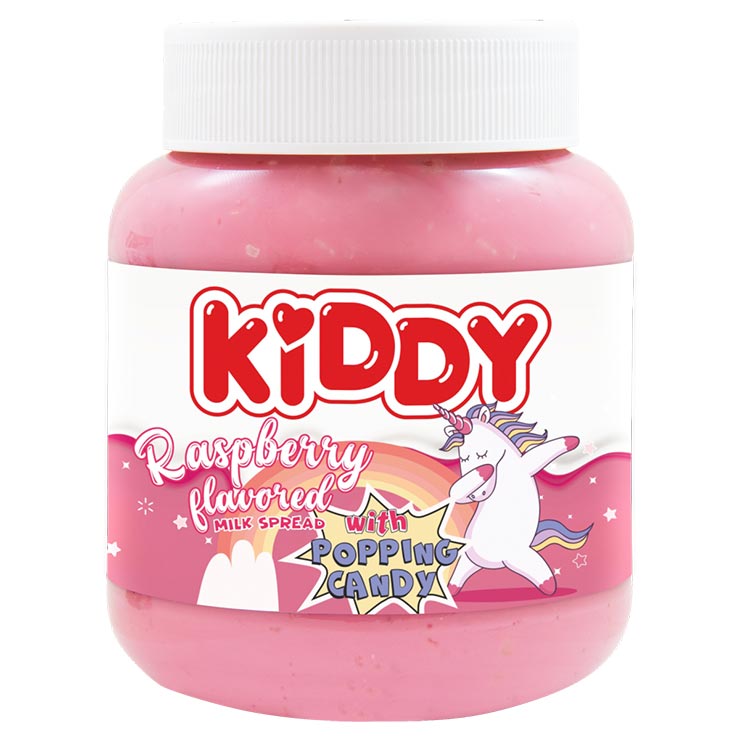 Kiddy Raspberry Spread with Popping Candy 350g