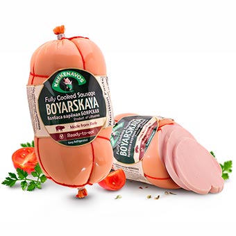 Krekenavos Bojarskaja Cooked Pork Sausage 454g