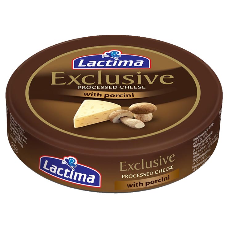 Lactima "Exclusive" with Porcini Processed Cheese Spread Portions 140g