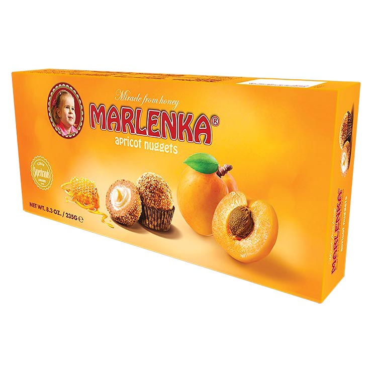 Marlenka Apricot Honey Nuggets 235g