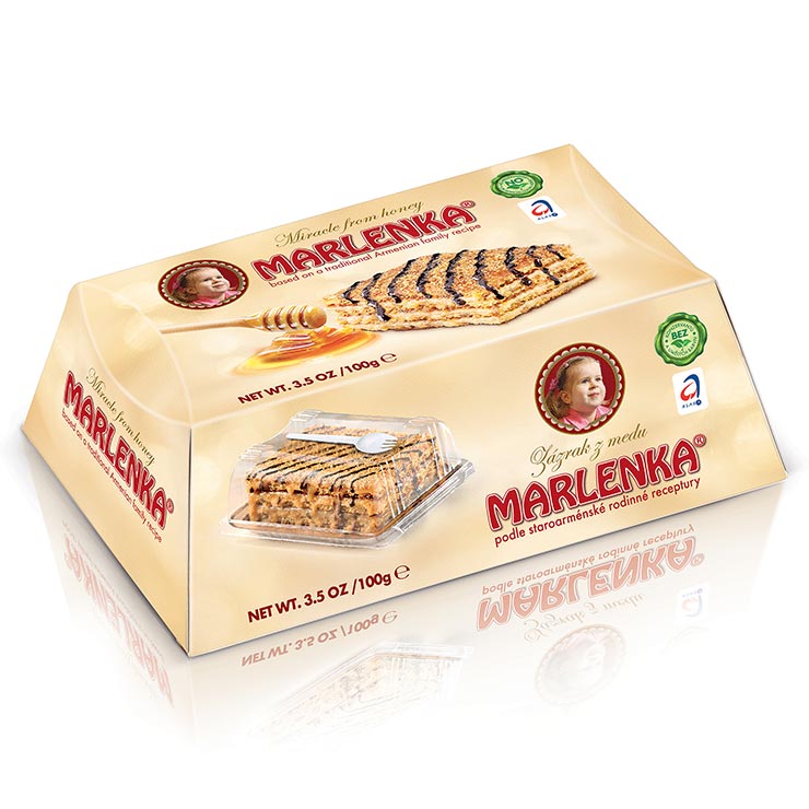 NEW | Marlenka Honey Cake with Nuts 100g - Food Distributor from Europe