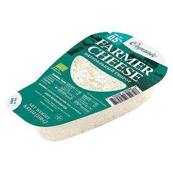 Organic Bandi Farmer Cheese 0.5% Whole Fat 250g