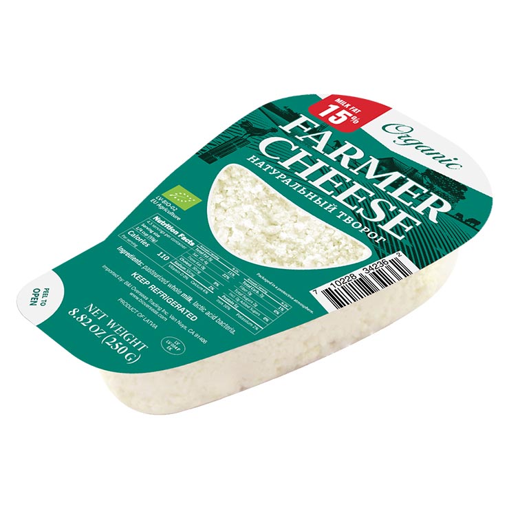 Organic Bandi Farmer Cheese 15% Whole Fat 250g