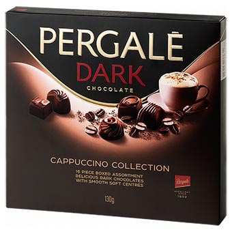 Pergale Dark Chocolate Cappuccino Collection 130g