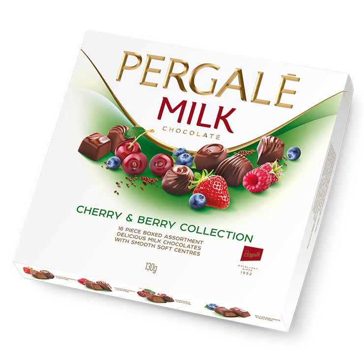 Pergale Cherry Berry Collection Candies Milk Chocolate