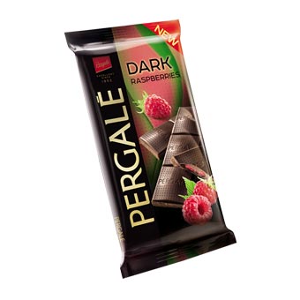 Pergale Dark Chococlate with Raspberries