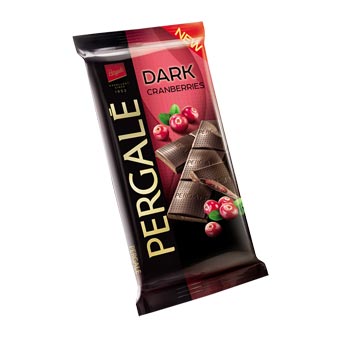 Pergale Dark Chocolate with Cranberries