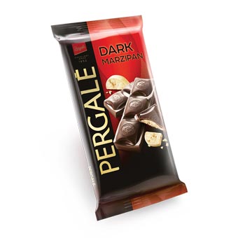 Pergale Dark Chocolate with Marzipan Filling