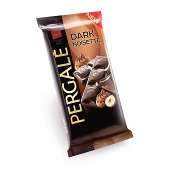 Pergale Dark Chocolate with Noisette Filling