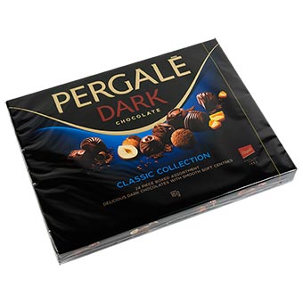 Pergale Dark Chocolate with Whisky Hazelnuts Milk Caramel Truffle 187g