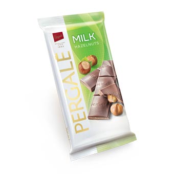 Pergale Milk Chocolate with Whole Hazelnuts