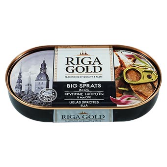 Riga Gold Big Sprats in Oil Easy Opener 190g