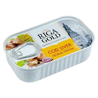 Riga Gold Cod Liver Easy Opener 121g