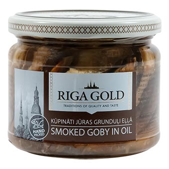 Riga Gold Smoked Goby in Oil 280g